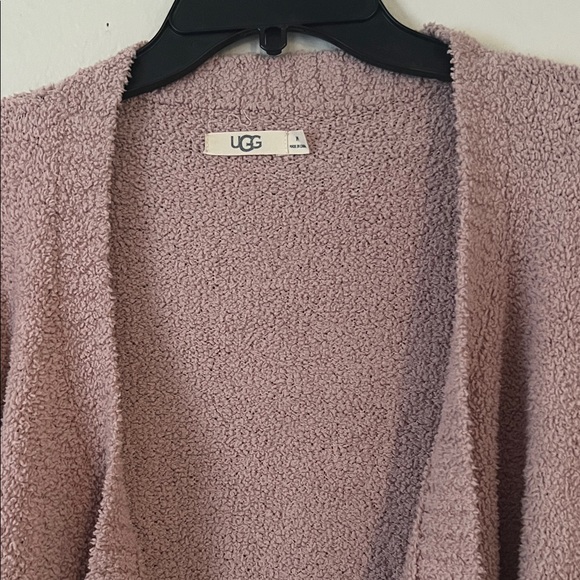 UGG Blush Pink Women's Cardigan Sweater - Picture 4 of 16